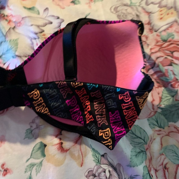 Pink Victoria Secret Women’s Bra Size 36 D - Picture 8 of 8